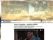 Tablet Screenshot of juanregidor.com